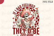 Funny Valentine's Day Skeleton Png, an Illustration by OK Design (Thumbnail 2 of 6)
