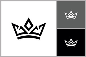 Minimalist Line Art Crown, a Branding & Logo Template by quadrazo
