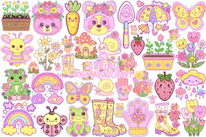 Spring Animals Clipart, an Illustration by SinaCreation