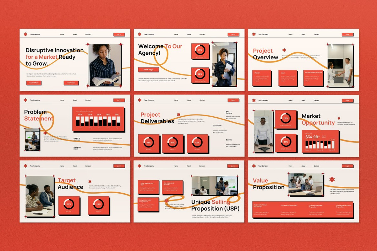 Pitch Deck PPT, a Presentation Template by graphicook (Photo 2 of 4)