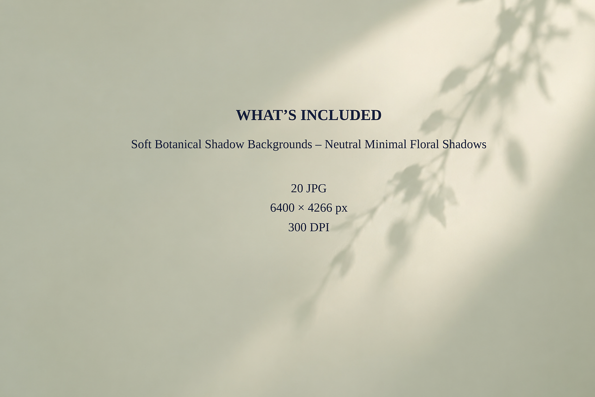 Soft Botanical Shadow Backgrounds, a Background Graphic by MarisoArt (Photo 2 of 5)