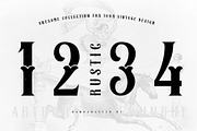 Dustone - Vintage Display Font, a Sans Serif Font by Artdorable (Thumbnail 4 of 11)