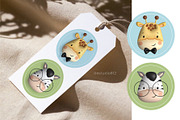 Cute Safari - Playdought texture, an Animal Illustration by Estudio 812 (Thumbnail 7 of 8)