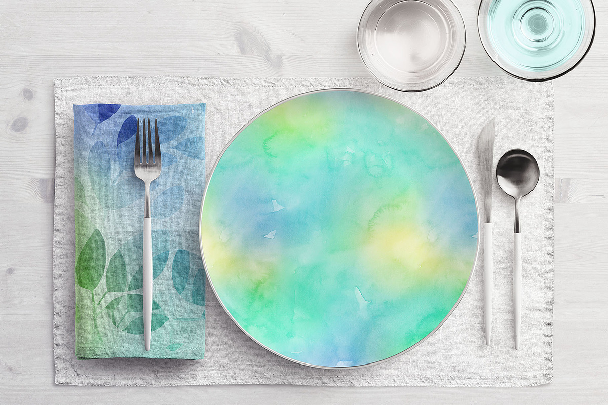 8 Huge spring watercolor textures, a Texture Graphic by AdenaJ (Photo 7 of 13)