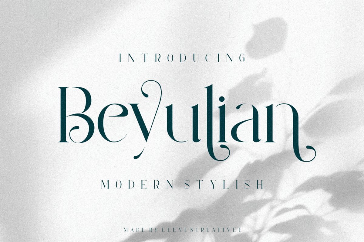 Beyulian Font, a Serif Font by Typegoals Studio (Photo 1 of 7)