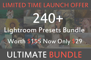 240+ Premium Lightroom Presets