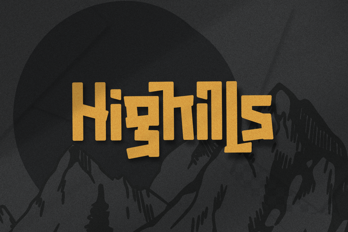 Highills Font, a Sans Serif Font by Grontype (Photo 1 of 10)
