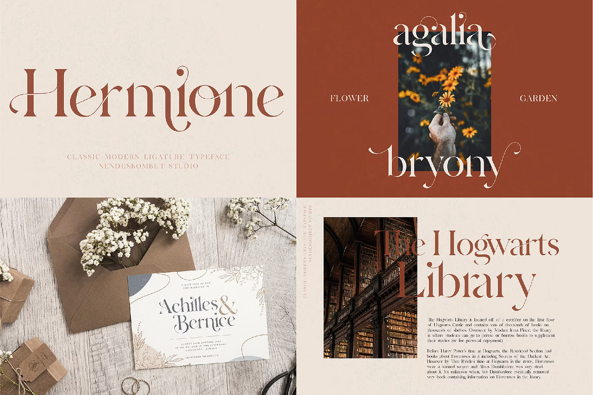 The Luxury Serif Collection-5 Fonts, a Serif Font by NendesKombet Studio (Photo 3 of 7)
