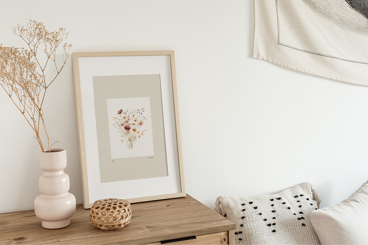 Elegant Wild Flowers, a Decorative Illustration by PeDe Designs (Photo 8 of 8)