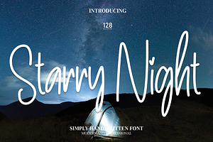 Starry Night Script Font