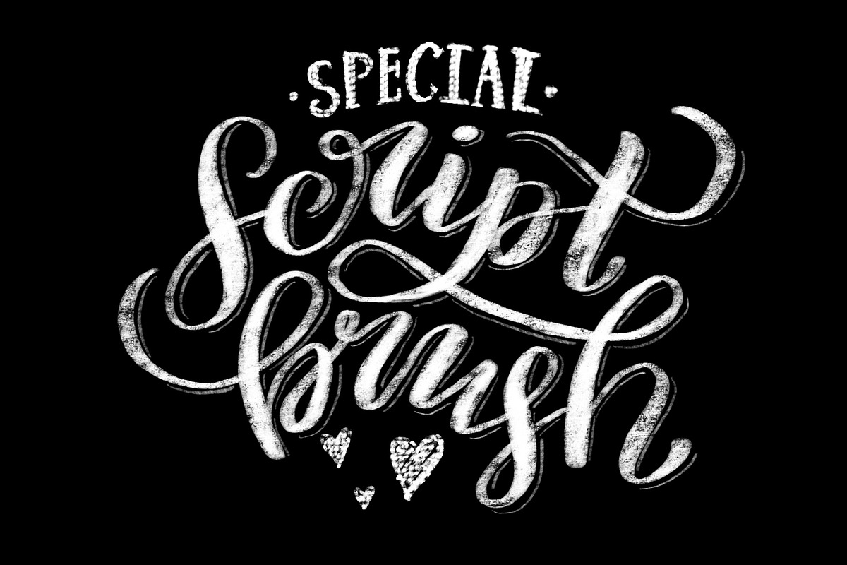 Realistic Chalk Drawings & Lettering preview 3