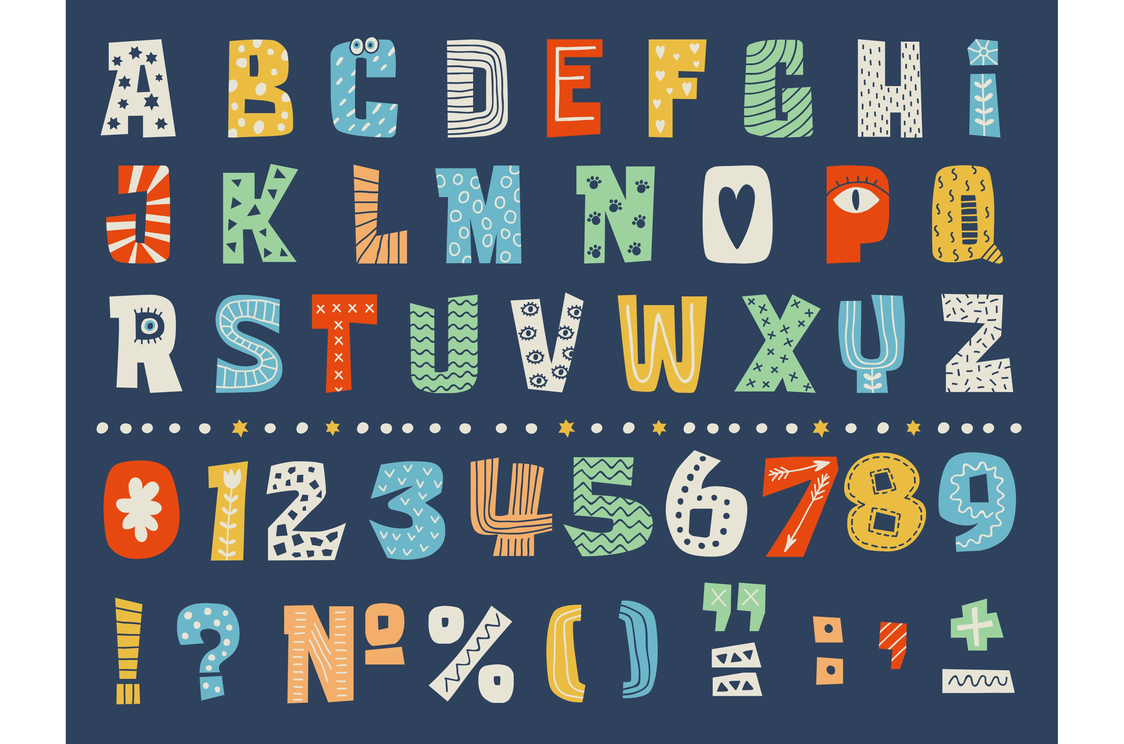Alphabet. Letters numbers and, a Background Graphic by Onyx