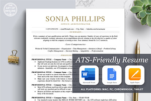 ATS Compatible Resume CV Templates