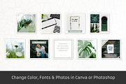 Green - 18 Instagram Templates, a Social Media Template by Annemiek van Luinen (Thumbnail 3 of 8)
