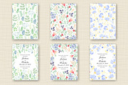 Watercolor wedding invitation set, a Card Template by NataLito (Thumbnail 1 of 4)