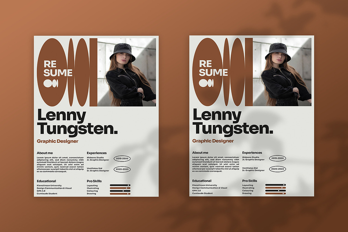 Lesario - Resume Template, a Resume Template by StreaksideStd (Photo 2 of 2)