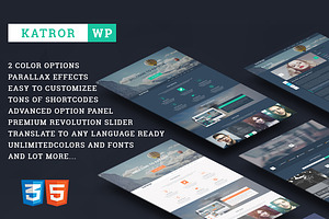  Katror| Creative WP Theme