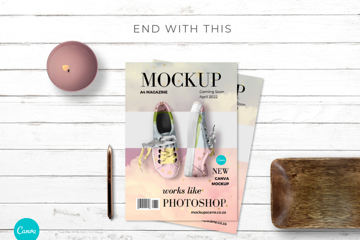 A5 Flyer Mockup for Canva, an Advertising Mockup by Mockup Scene (Photo 9 of 25)