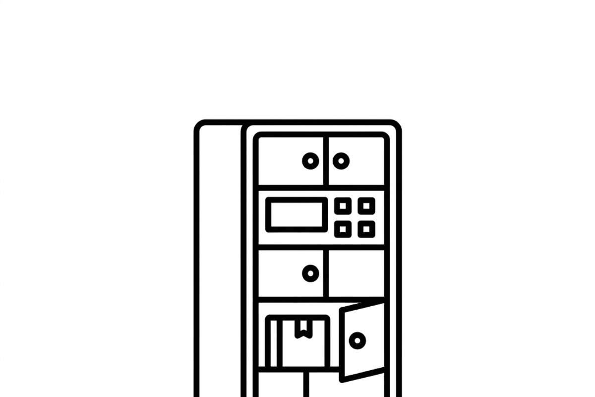 43 Delivery Parcel Icon Set, an Outline Icon by adenpinkstore (Photo 11 of 13)