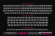 Aethon Keros Typeface, a Blackletter Font by alit design (Thumbnail 18 of 20)