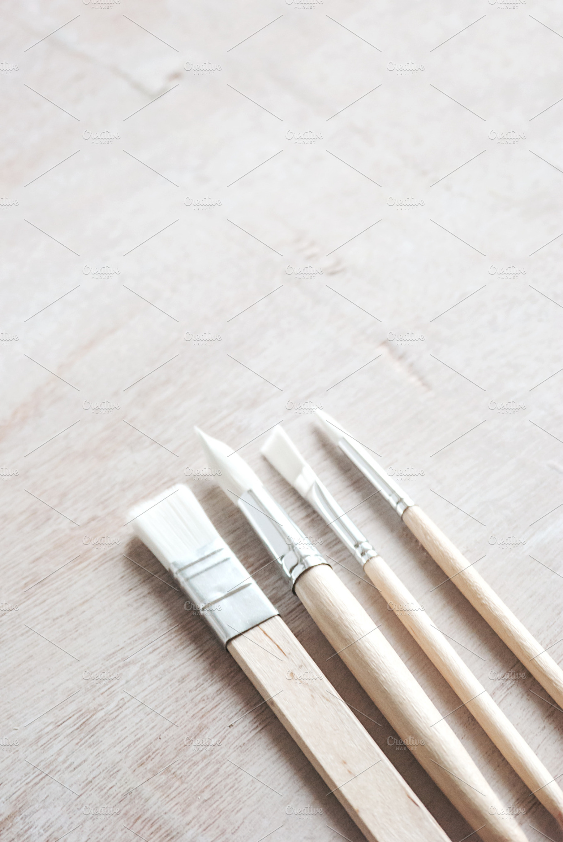 Paint Brushes Styled Stock, an Arts & Entertainment Photo by Alicia Youngken Photo's
