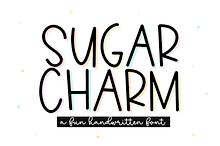 Sugar Charm | Thin Handwritten Font