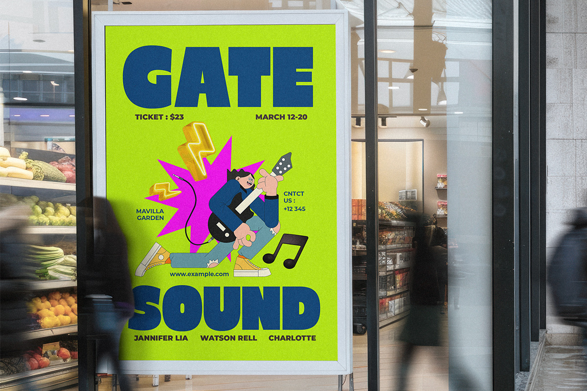 North Hype - Bold Display Sans, a Sans Serif Font by Sarid Ezra (Photo 5 of 9)