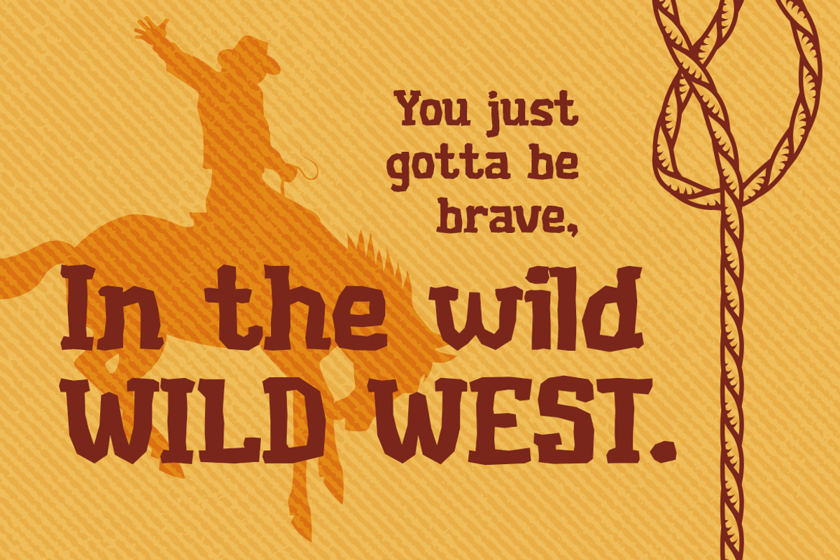 Deputy Jack - Cowboy Kids Font, a Sans Serif Font by Modestype Studio (Photo 3 of 10)