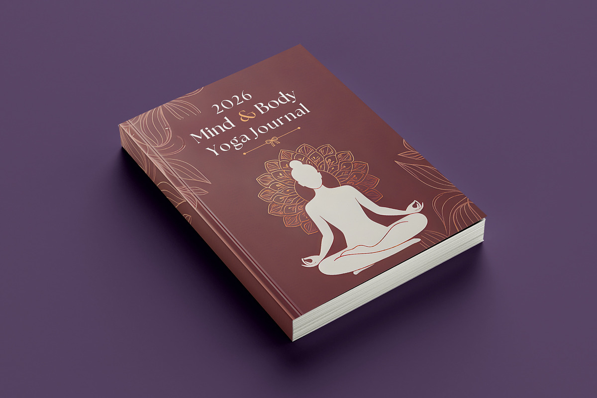 2026 Mind & Body Yoga Journal Canva, a Stationery Template by Mustafiz (Photo 2 of 7)