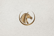 Minimalist Horse with Circle Logo, a Branding & Logo Template by Luxury Logos (Thumbnail 4 of 4)