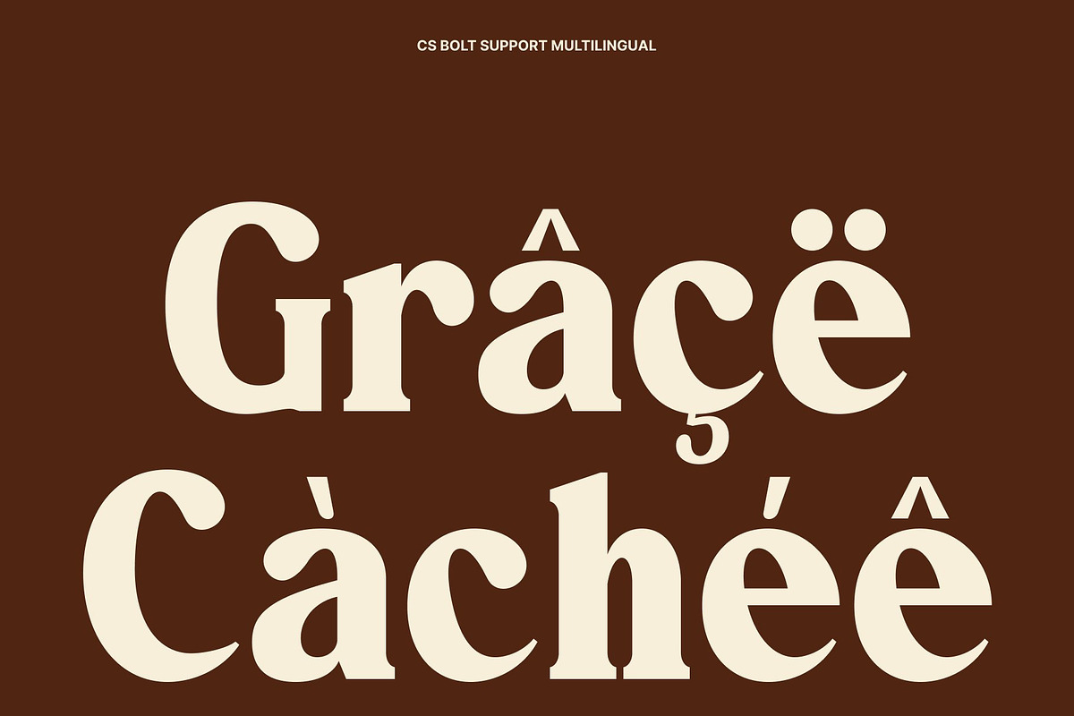 CS Bolt – Bold Serif Font, a Serif Font by Craft Supply Co. (Photo 5 of 8)