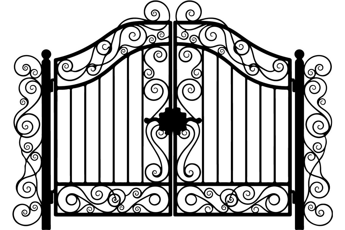 Decorative Iron Gate Bundle, a Decorative Illustration by Designer_Momina (Photo 10 of 26)