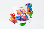 Holi Festival Flyer Mockup, an Advertising Mockup by zpackcreative (Thumbnail 7 of 7)