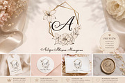 Beautiful Monogram Bundle, a Handwritten Font by Yoga Letter (Thumbnail 2 of 11)