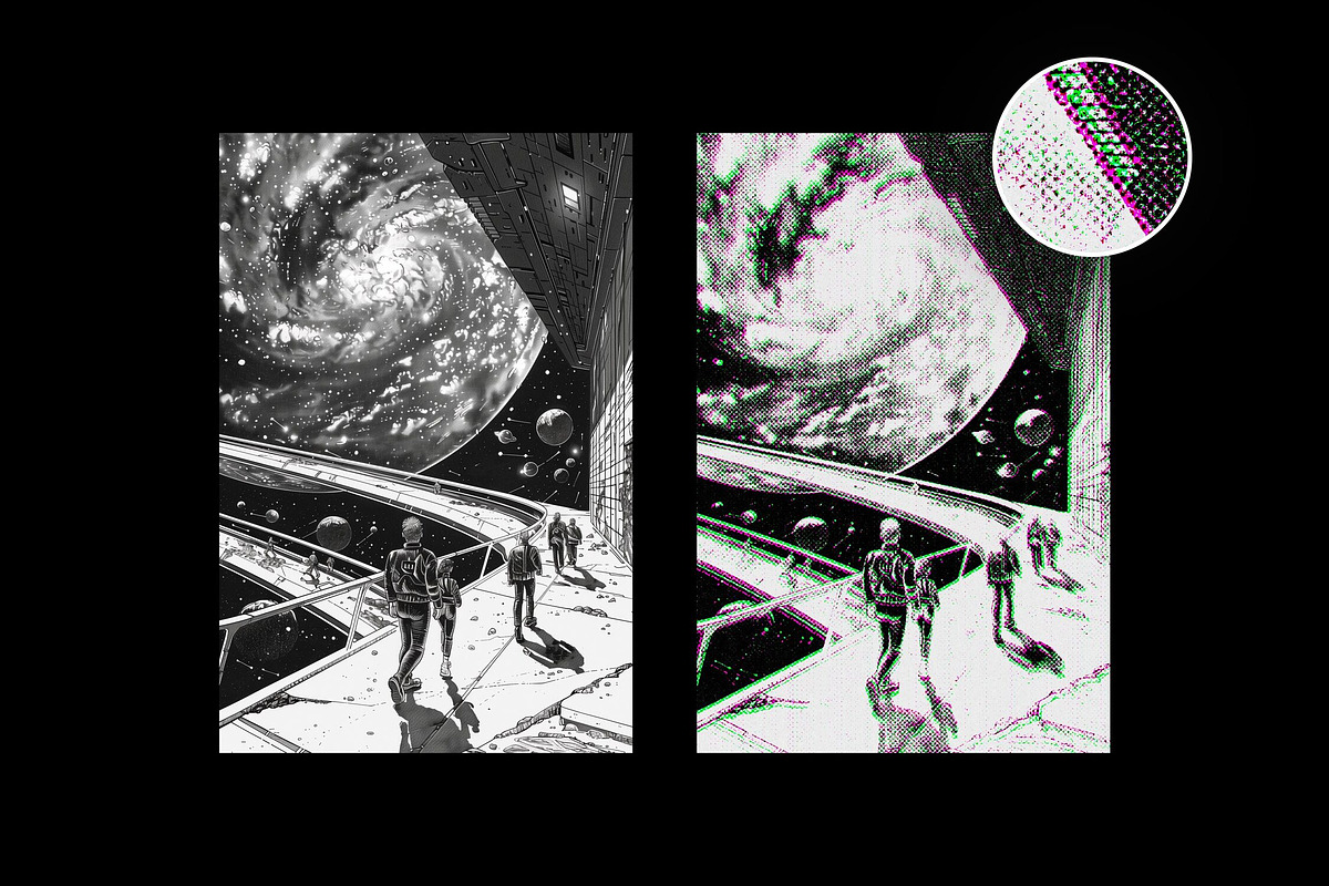 Old Misprint Design Effect, a Layer Style Add-On by Design Squad (Photo 4 of 7)