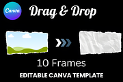 Canva Torn Paper Ripped Frame Templa, a Marketing Template by Design Station (Thumbnail 3 of 3)