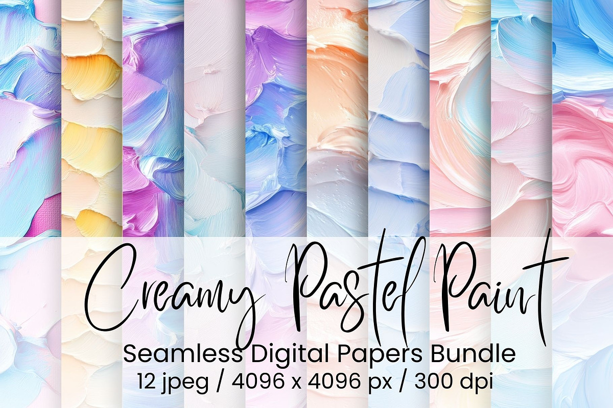 Creamy Pastel Paint, an Illustration by Mashimara (Photo 1 of 4)