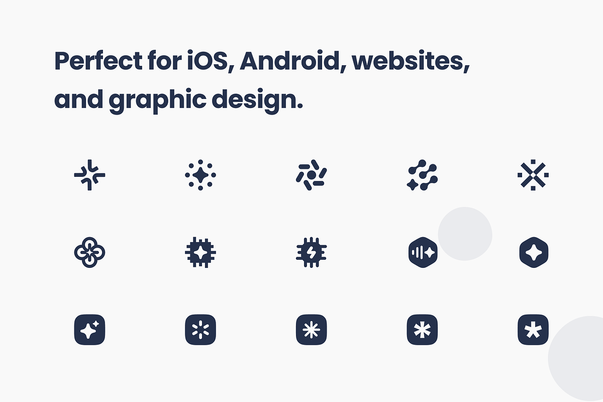 intelicons - AI icons kit, a Solid Icon by 80.design (Photo 6 of 8)