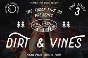Dirt & Vines - A Gritty San-Serif, a Sans Serif Font by The Forge Type Co (Thumbnail 1 of 7)