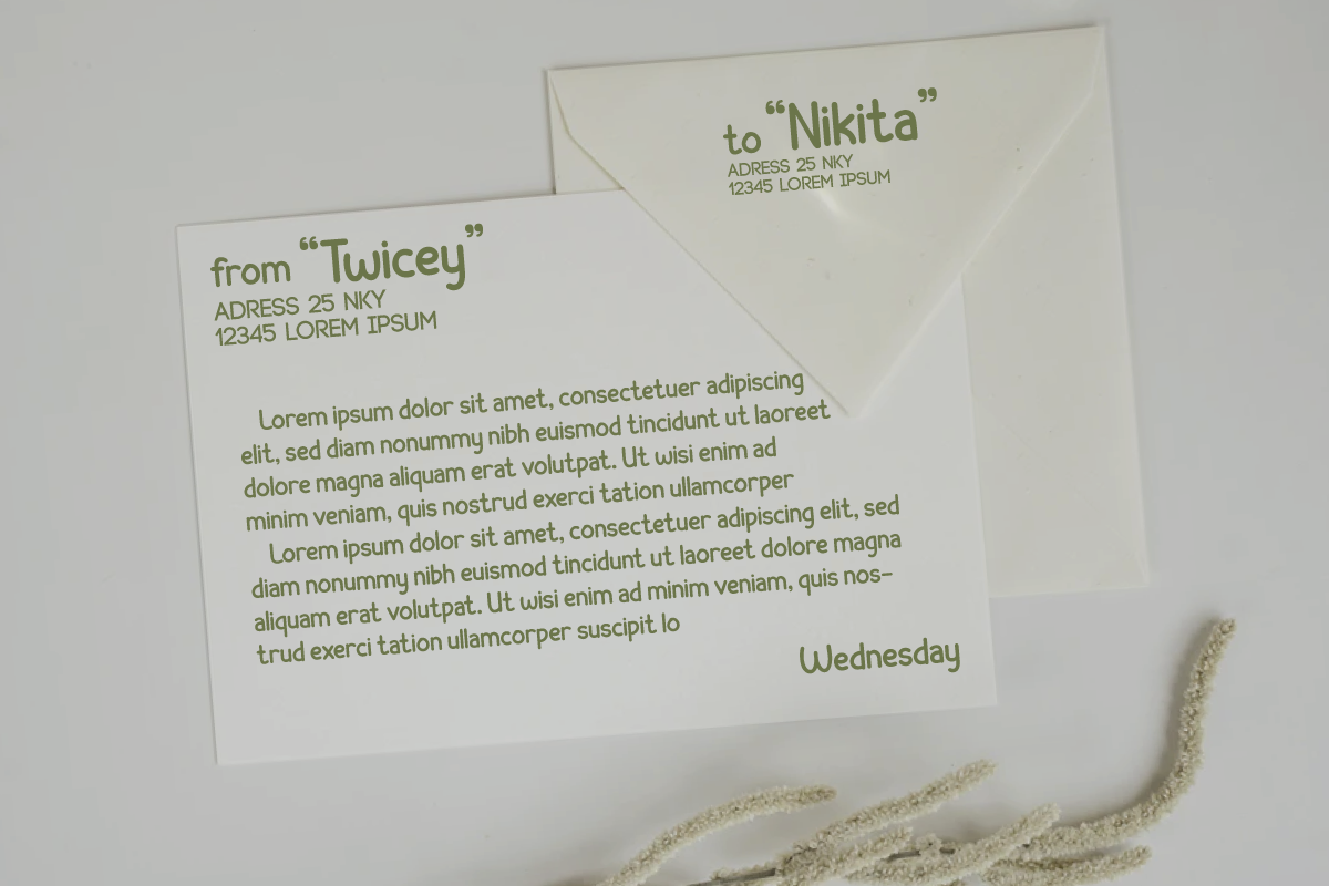 Cyhiru | Handwritten Display, a Sans Serif Font by twinstd (Photo 2 of 10)