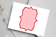 Christmas Frames PNG Clipart Bundle, an Illustration by Canvas Craft (Thumbnail 6 of 6)