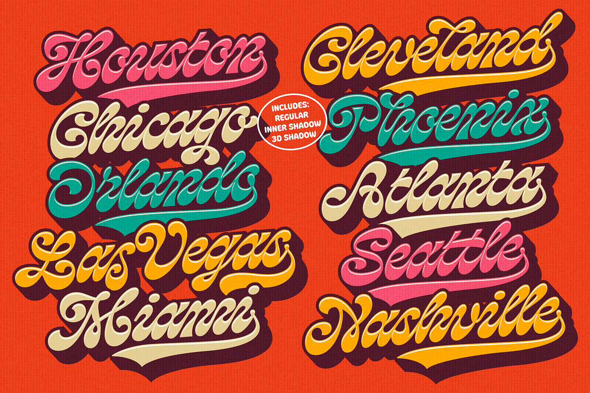 Loopin Script Font, a Script Font by Letteralle Studios (Photo 3 of 12)