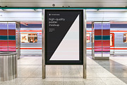 Subway Poster Mockup Bundle Metro, an Advertising Mockup by FoundImages (Thumbnail 43 of 61)