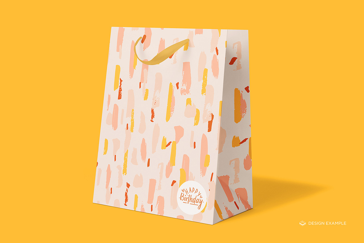 Carrier Size Gift Bag Mock-up, a Print Template by Branda Keeps (Photo 10 of 17)
