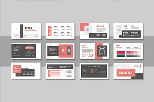 Brand guideline company pitch deck, a Presentation Template by Pavel_design