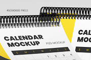 6 Desk Calendar Mockups, a Print Template by Graphic Bird (Thumbnail 9 of 10)