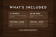 Wood Twitch & Kick Panels, an Object Graphic by Gear Store (Thumbnail 6 of 7)