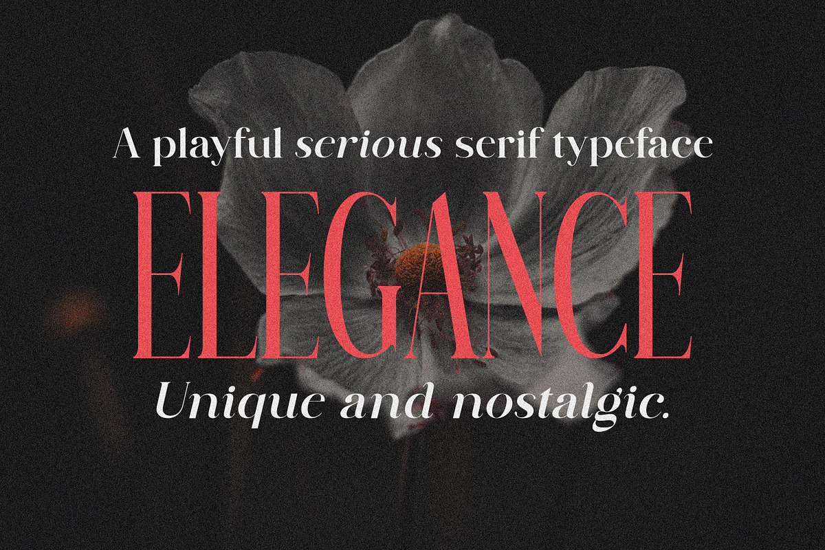 Nostalgia Typeface, a Serif Font by MaxArt Foundry (Photo 6 of 20)