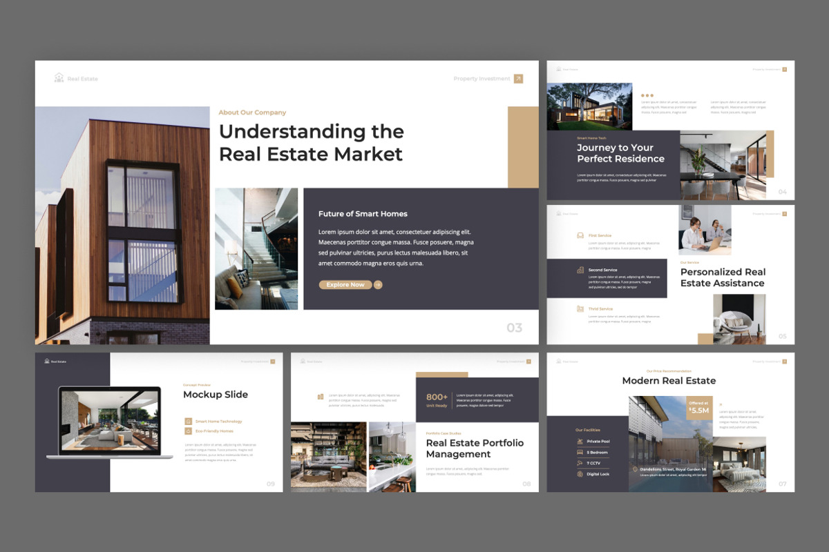 Real Estate Presentation PowerPoint, a Presentation Template by Antstheme (Photo 1 of 2)