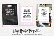 Blog Post + Social Media Templates, a Social Media Template by Kimi Kinsey (Thumbnail 2 of 5)